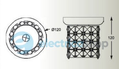 Точечный светильник C0266-01R-F4AC Zuma SOUFFLE