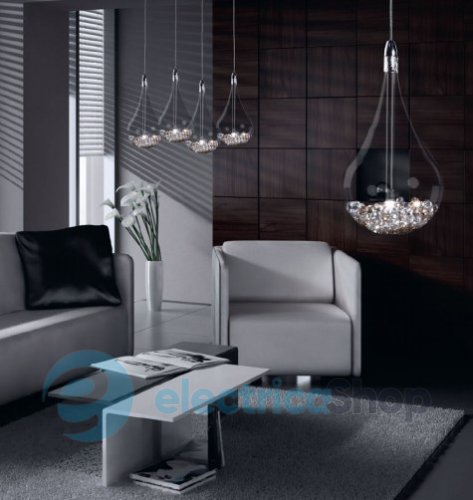 Люстра Zuma PERLE P0226-04S-F4RK