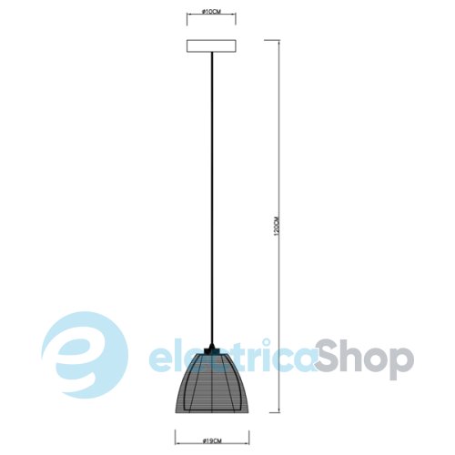 Люстра Zuma PICO BLACK MD9023-1S