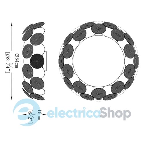 Люстра Zuma EZIO C0317-05W-M6RU