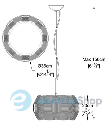 Люстра Zuma SOLE P0317-03H-S8A1