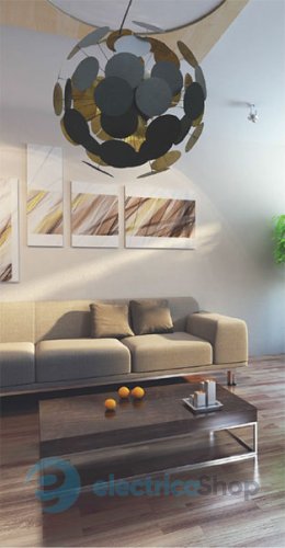 Люстра Zuma DOTS TS-081111P-BK