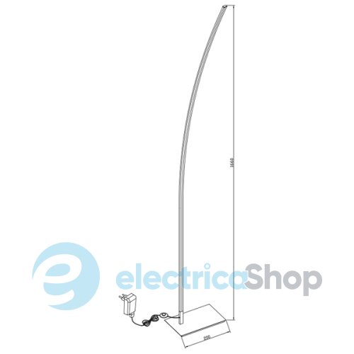 Торшер Zuma MAURO HP1419-F