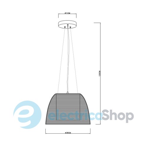 Люстра Zuma FILO BLACK MD1452-1L