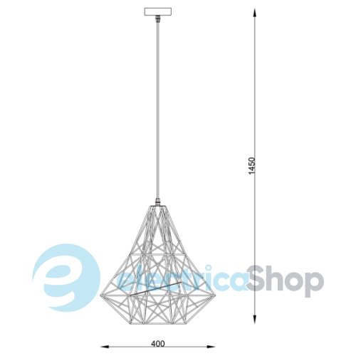 Люстра Zuma SKELETON HP1335-WH