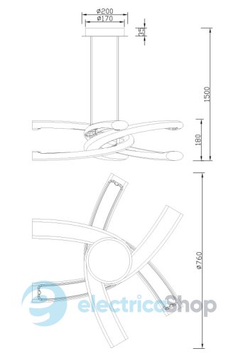 Люстра 3970 Zuma KNOT