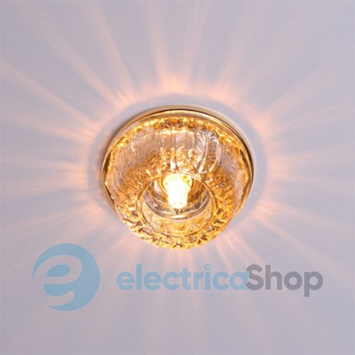 Встроенный точечный светильник Ultralight CL 2222S CL GD, золото прозрачный