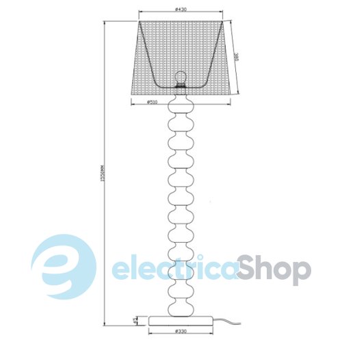 Торшер Zuma DECO TS-060216F