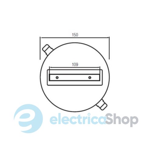 Кріплення RECESSED MONOPOINT TRACK Horoz (25239)