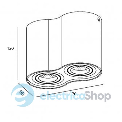 Світильник GM4200 CH Azzardo Bross 2 хром (AZ0941)