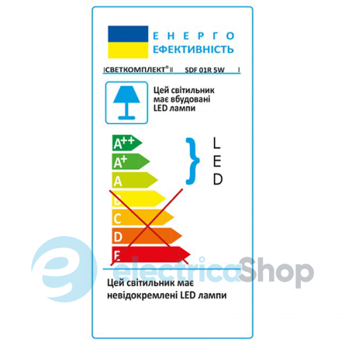 Точечный светильник Светкомплект SDF 01R 5W CHR 4500K, хром