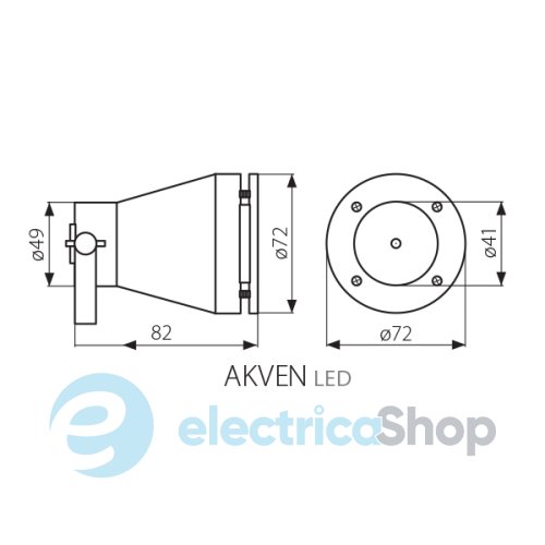 Підводний світильник Kanlux Akven LED (25720)