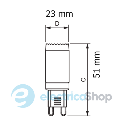 Лампа світлодіодна Philips CorePro LEDcapsuleMV 2.3-25W G9 827 Dimmable