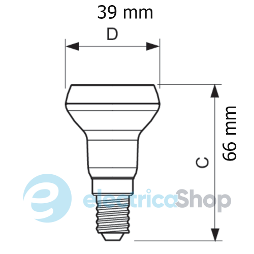 Лампа світлодіодна Philips CorePro LEDspotMV ND 2.2-30W 827 R39 36D