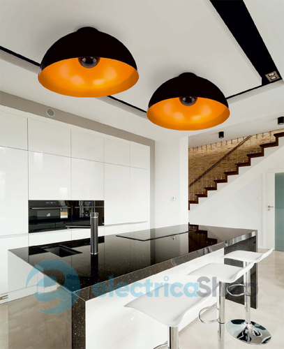 Люстра Nowodvorski Hemisphere Ceiling Black-Gold 6934