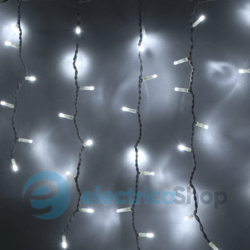 Гирлянда внешняя DELUX «ICICLE» 120LED 2x0.9m белый/белый IP44 EN