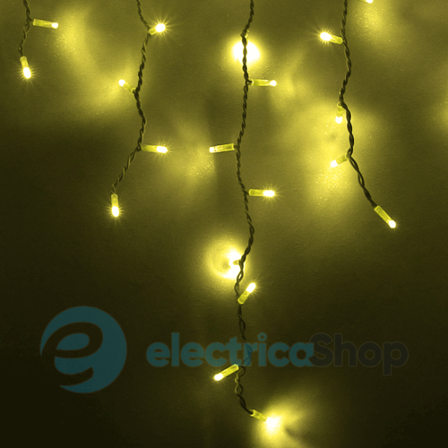 Гирлянда внешняя DELUX «ICICLE» 120LED 2x0.9m желтый/белый IP44 EN
