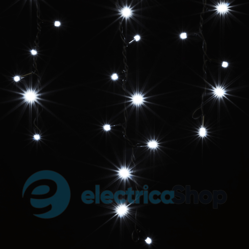 Гірлянда зовнішня DELUX «ICICLE» 90LED 2x0.5m білий/чорний IP44 EN