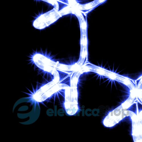 Гірлянда зовнішня DELUX «MOTIF Snowflake» 55см синій EN IP45