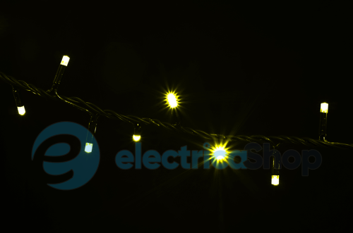 Гирлянда внешняя DELUX «STRING» 200LED 10m желтый/черный IP44