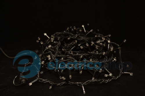 Гірлянда зовнішня DELUX «STRING» 200LED 10m мульти/чорний IP44 EN