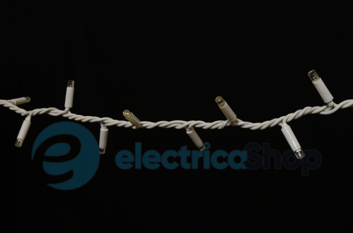 Гирлянда внешняя DELUX «STRING» 200LED 10m синий/белый IP44 EN