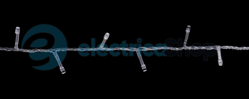 Гірлянда внутрішня DELUX «STRING» С 200LED 10m мулті/прозорий IP21