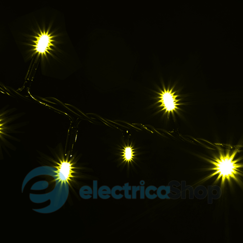 Гирлянда внешняя DELUX «STRING» 200LED 10m желтый/черный IP44
