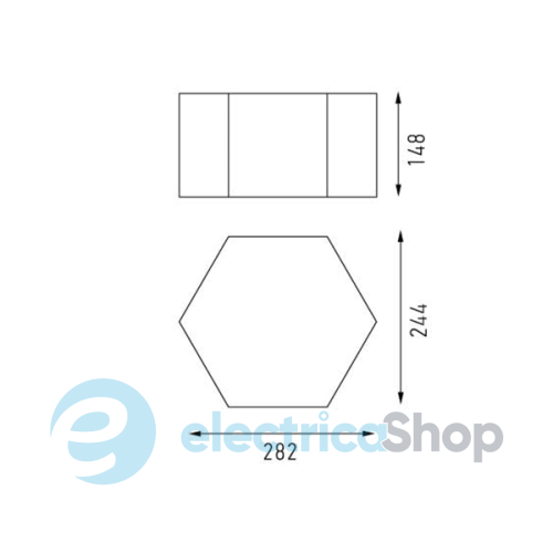 LED світильник стельовий Intelite Deco Maxus Cleo 15W M WT