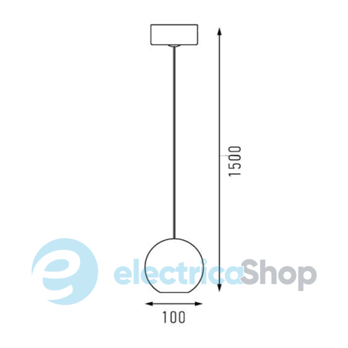 Подвес Intelite Deco Maxus Bead 3W M CHR