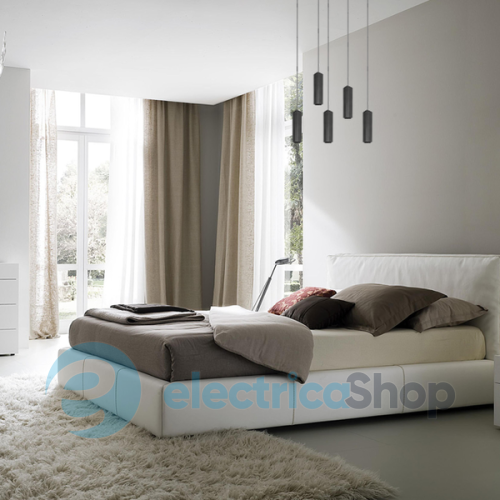 Підвіс Maxus 1-FPL-003-02-S-BK 6W тепле світло