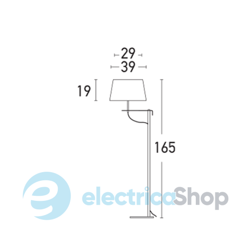 Торшер Zambelis lights H-17