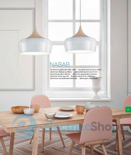 Підвісний світильник TRIO 306300101 NABAB