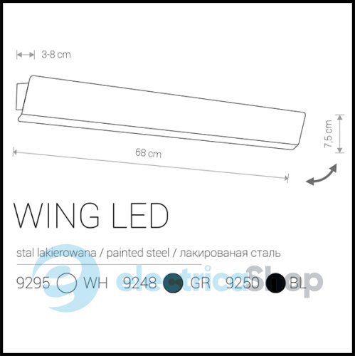 Светильник Nowodvorski WING LED 9295