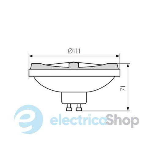 Лампа світлодіодна Kanlux ES-111 REF LED-CW 11W 6000K (25421)
