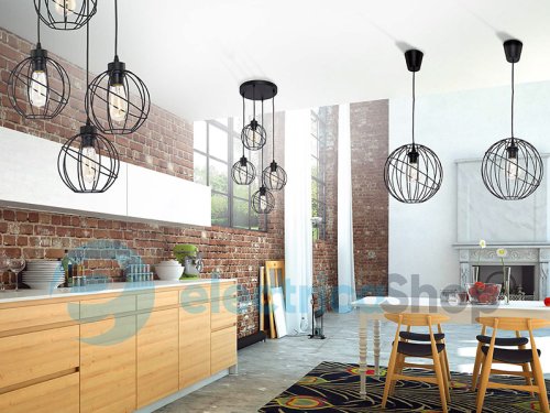 Люстра TK-Lighting ORBITA BLACK (1625)
