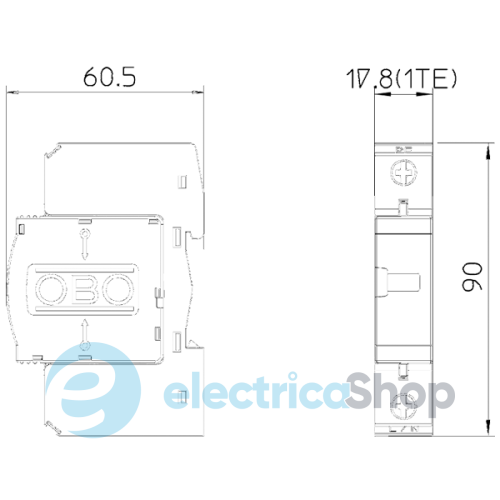 Обмежувач перенапруг Тип I+II V25-B+C 1-280, OBO Bettermann
