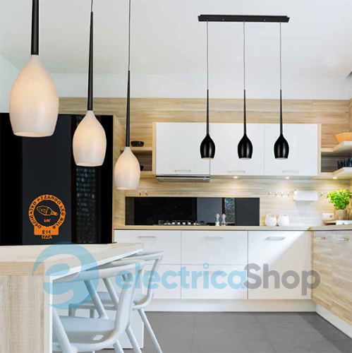 Підвісний світильник Azzardo MD1288B-3W IZZA 3 pendant white (AZ2320)