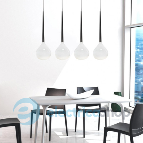 Підвісний світильник Azzardo MD1289-4WH AGA 4 pendant white (AZ1068)
