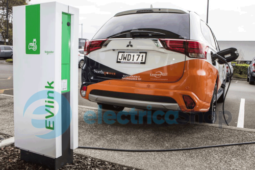 Зарядна станція для паркінгу (монтаж на підлогу) EVlink Parking 1хТ2 22 кВт