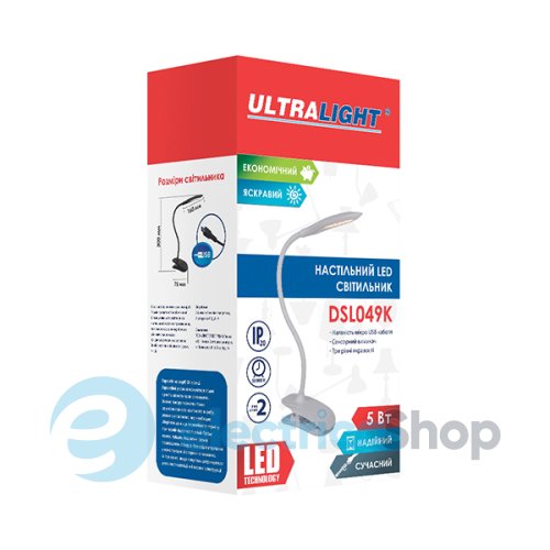 Настільна лампа Ultralight DSL 049K біла