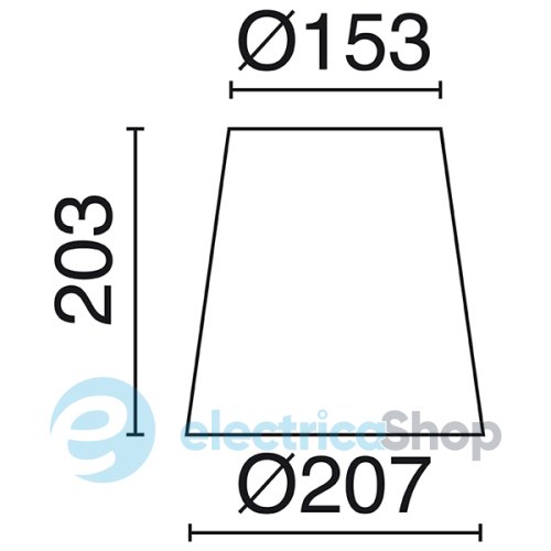Абажур EXO A TU ESTILO (A32C-004-CC)