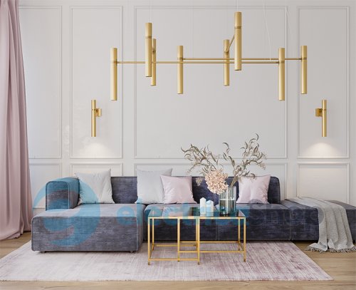 Підвісний світильник PikArt Tube chandelier 5299 (100см)