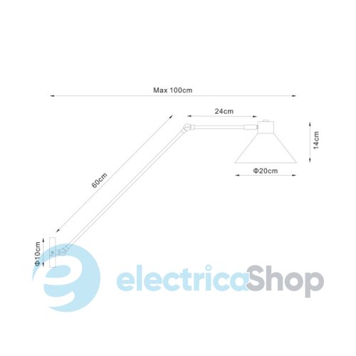 Светильник Zuma ARVADA CS-W061-3 Black