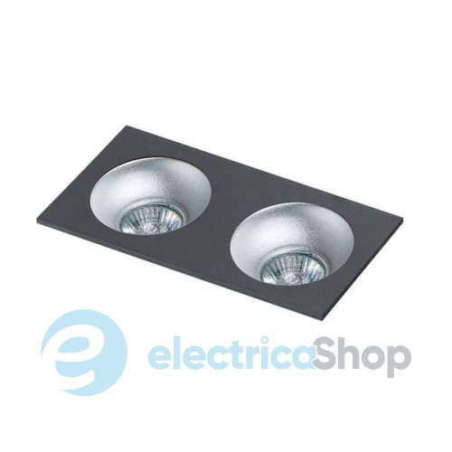 Точковий світильник Azzardo Hugo 2 Downlight GM2203 BK (AZ1740), без вставки