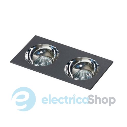 Точковий світильник Azzardo Hugo 2 Downlight GM2203 BK (AZ1740), без вставки