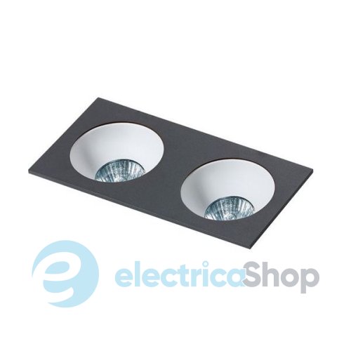 Точковий світильник Azzardo Hugo 2 Downlight GM2203 BK (AZ1740), без вставки