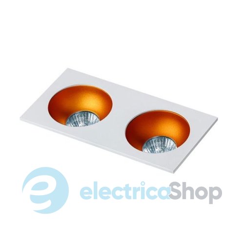 Точечный светильник Azzardo Hugo 2 Downlight GM2203 WH (AZ1739), без вставки
