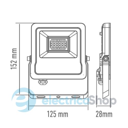 Світлодіодний прожектор MAXUS 20W 5000K (1-MAX-01-LFL-2050)
