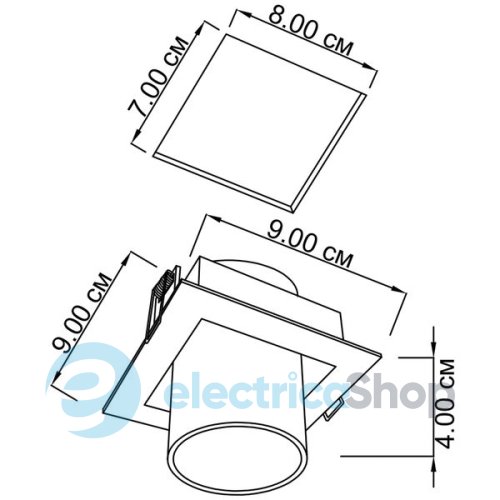 Вбудований точковий світильник ImperiumLight Goggles 27314.01.01